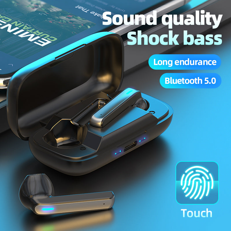 BQ02 Bluetooth Headset Bezdrátová sluchátka TWS Přenosná sluchátka Subwoofer pro HD volání Vodotěsná sportovní sluchátka pro sledování hraní her BQ02 Bluetooth Headset Bezdrátová sluchátka TWS Přenosná sluchátka Subwoofer pro HD volání Vodotěsná sportovní sluchátka pro sledování hraní her